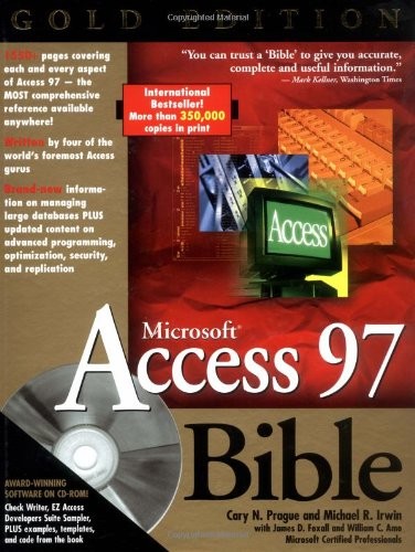 MICROSOFT ACCESS 97 BIBLE By Cary N. Prague & Michael R. Irwin – Hardcover *VG+*