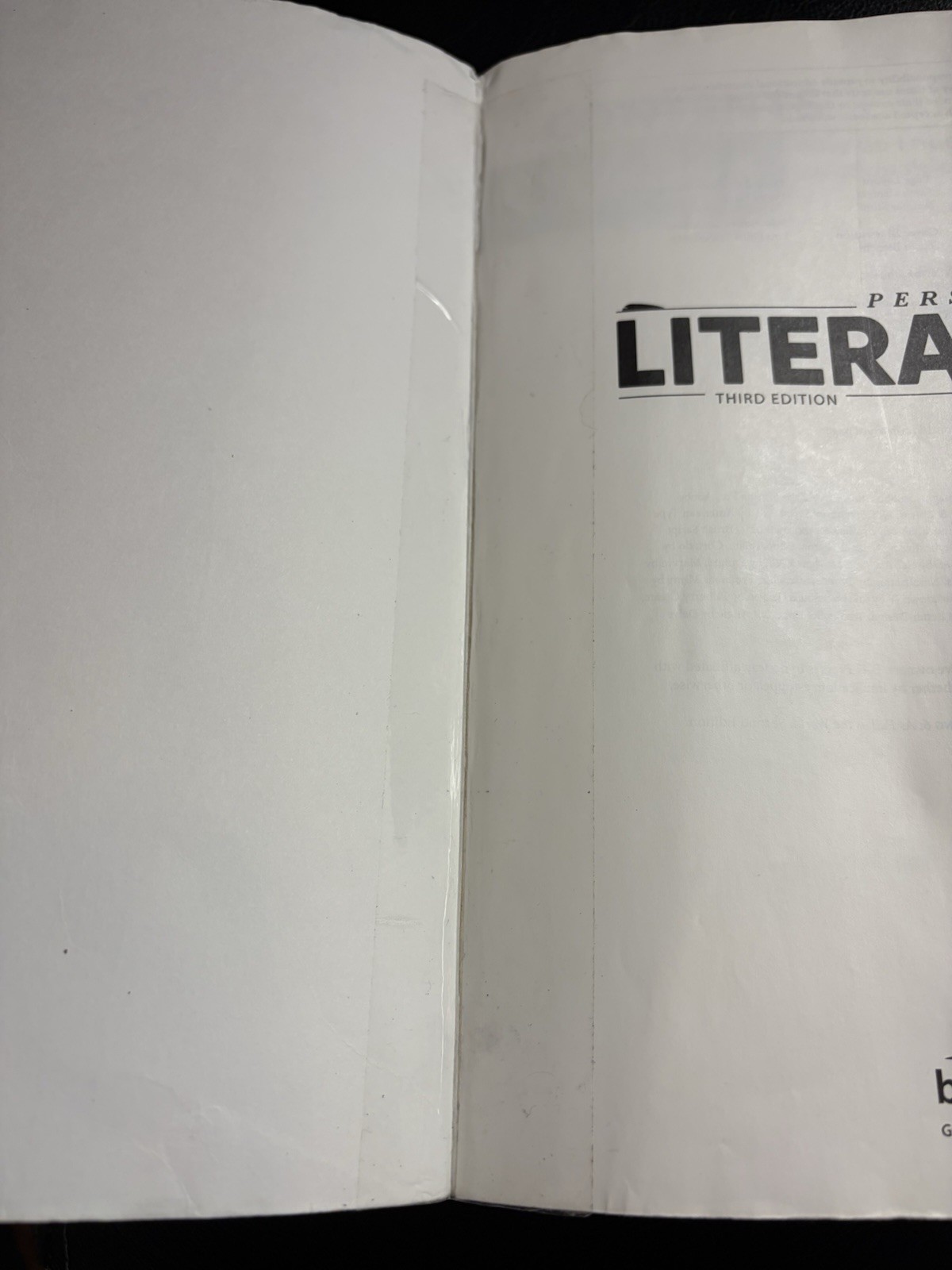 BJU Press Perspectives in Literature Textbook Third Edition