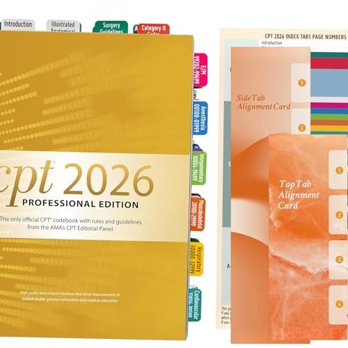 CPT 2026 Code Book Index Tabs – Easy-Apply, Durable, Organized for Professionals