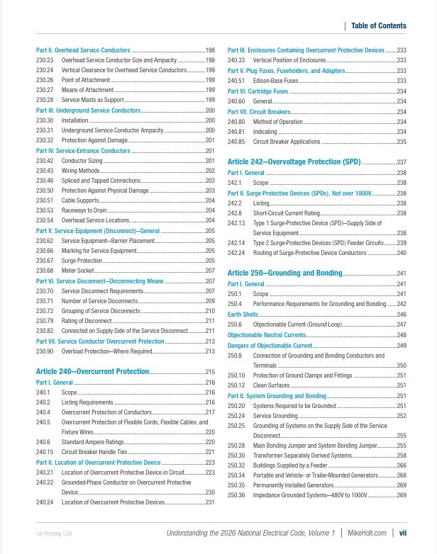 2026 Understanding the NEC, Volume 1 & 2 Textbook Set