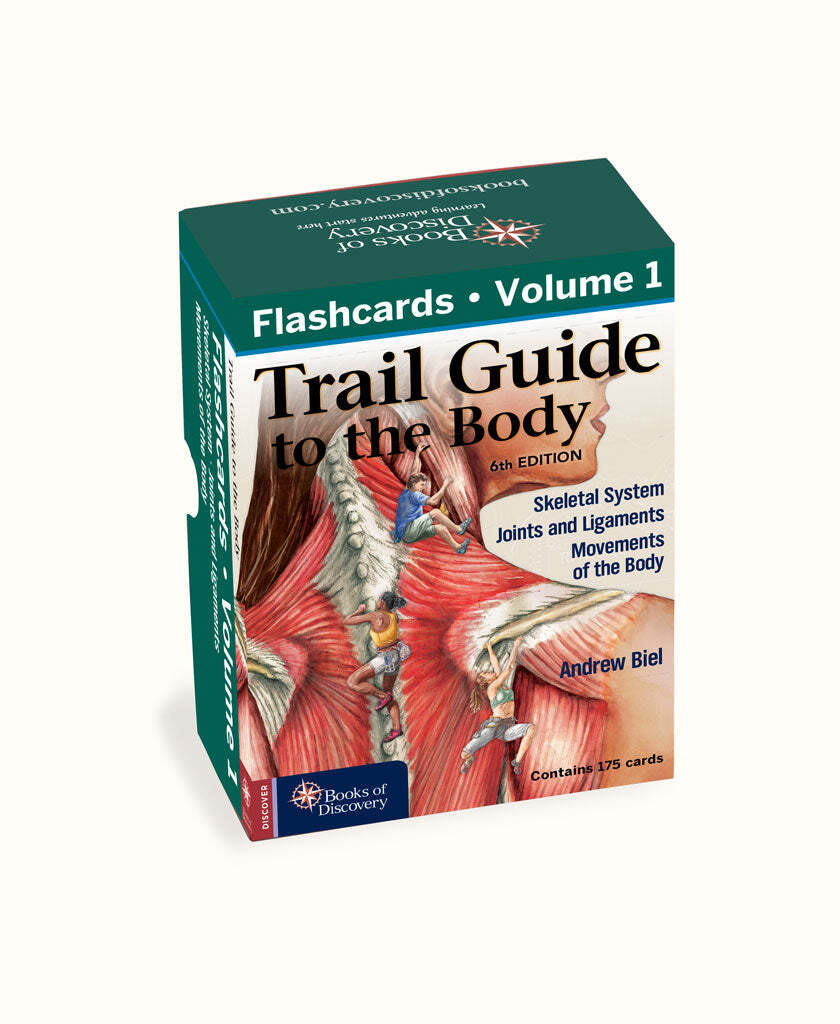 Trail Guide to the Body Flashcards Volume 1 – 6th Edition
