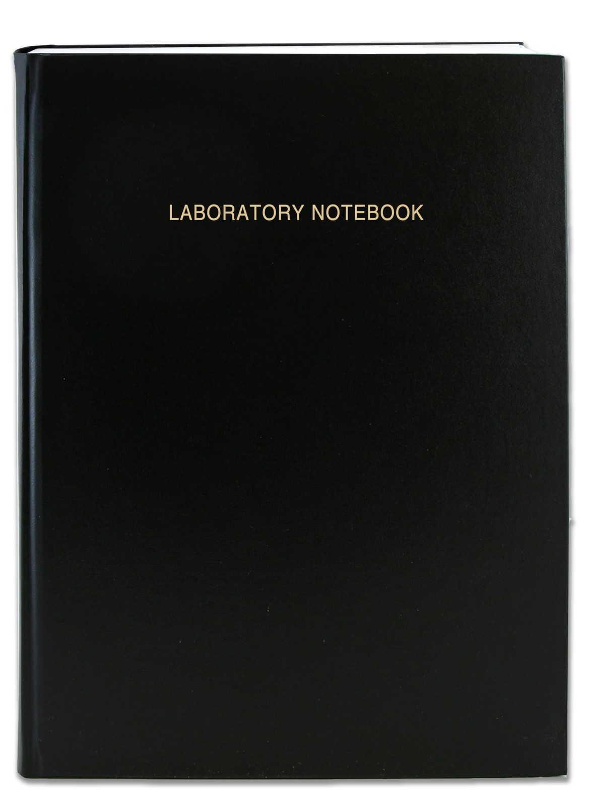 BookFactory Black Laboratory Notebook 96 Pages .25” Grid Format, 8 7/8” X