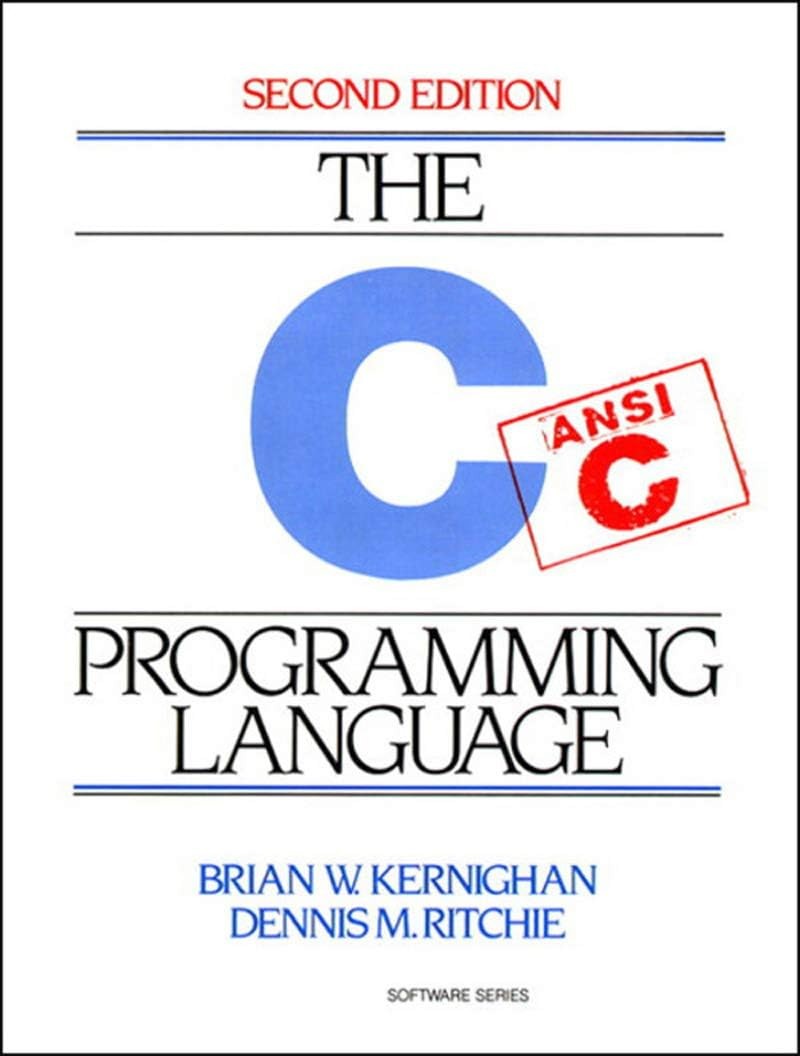 C PROGRAMMING LANGUAGE, 2ND EDITION BY Brian W. Kernighan PAPERBACK **GOOD**