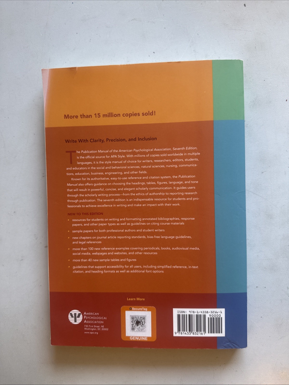Publication Manual (OFFICIAL) 7th Edition of the American Psychological