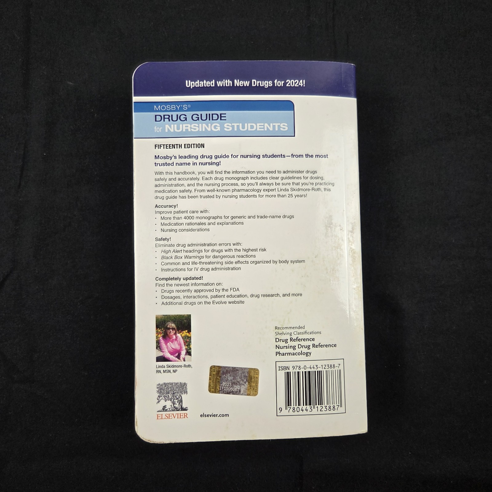 Mosbys Drug Guide For Nursing Students Pill And Medicine Identifier Book