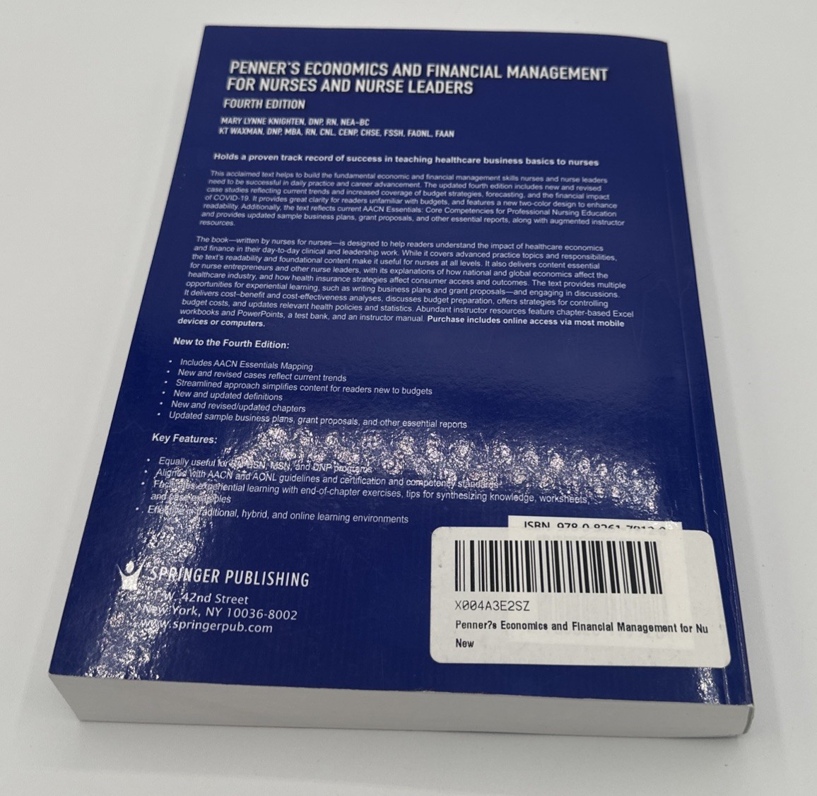 Penner’s Economics and Financial Management for Nurses (4th Edition)