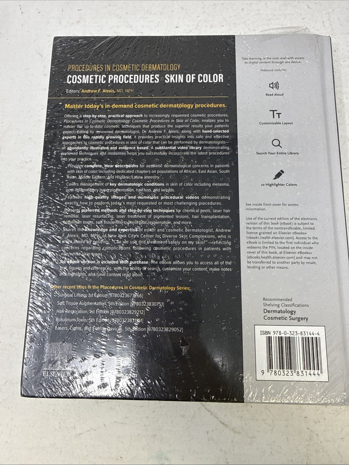 Cosmetic Procedures In Skin Of Color: Procedures In Cosmetic Dermatology￼
