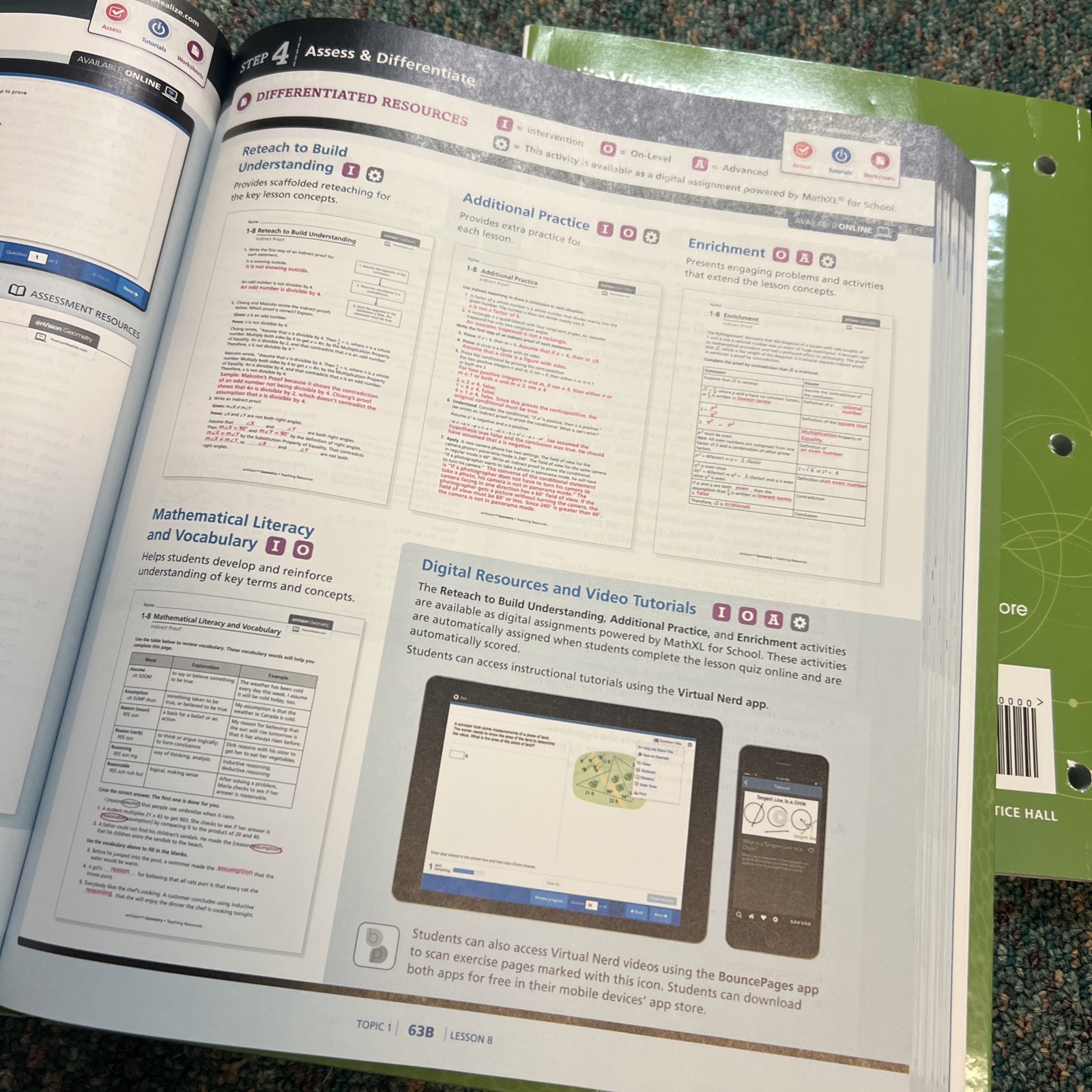 envision geometry Teachers books 4 In All 2018 Common Core
