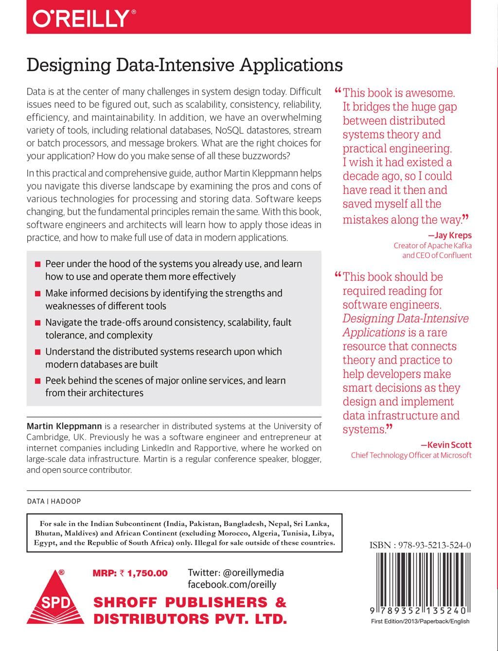Designing Data-Intensive Applications :- (Paperback)The Big Ideas Behind Reliabl