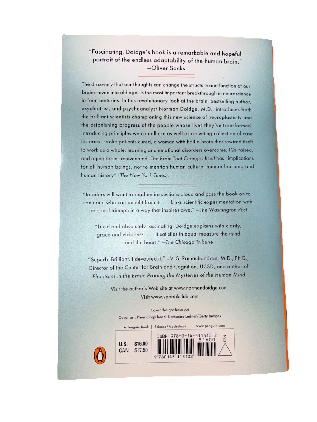 The Brain That Changes Itself Stories Of Personal Triumph By Norman Doidge MD