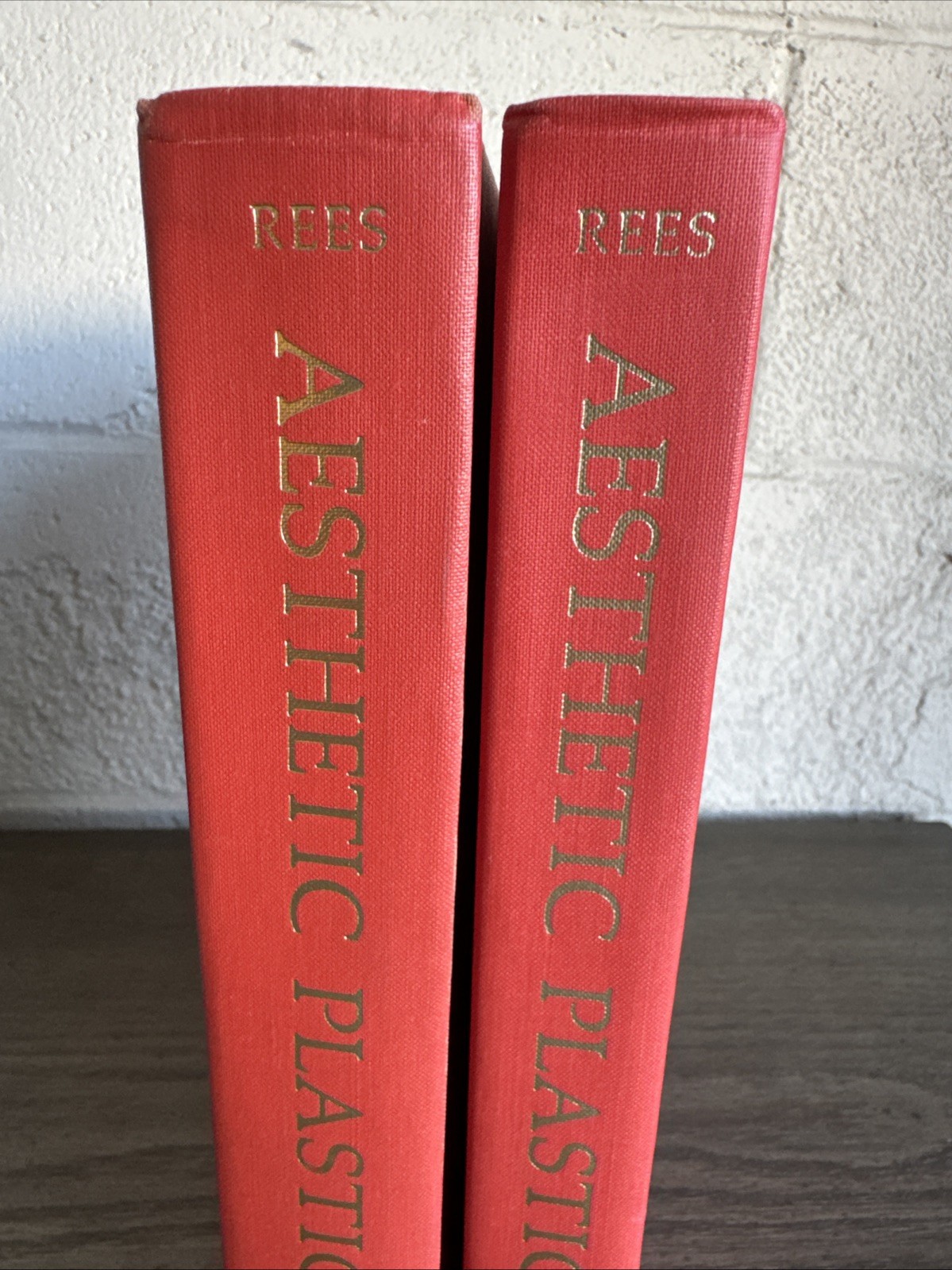 Aesthetic Plastic Surgery 2 Vol Set Thomas Rees 1980 Saunders Hardcover NICE