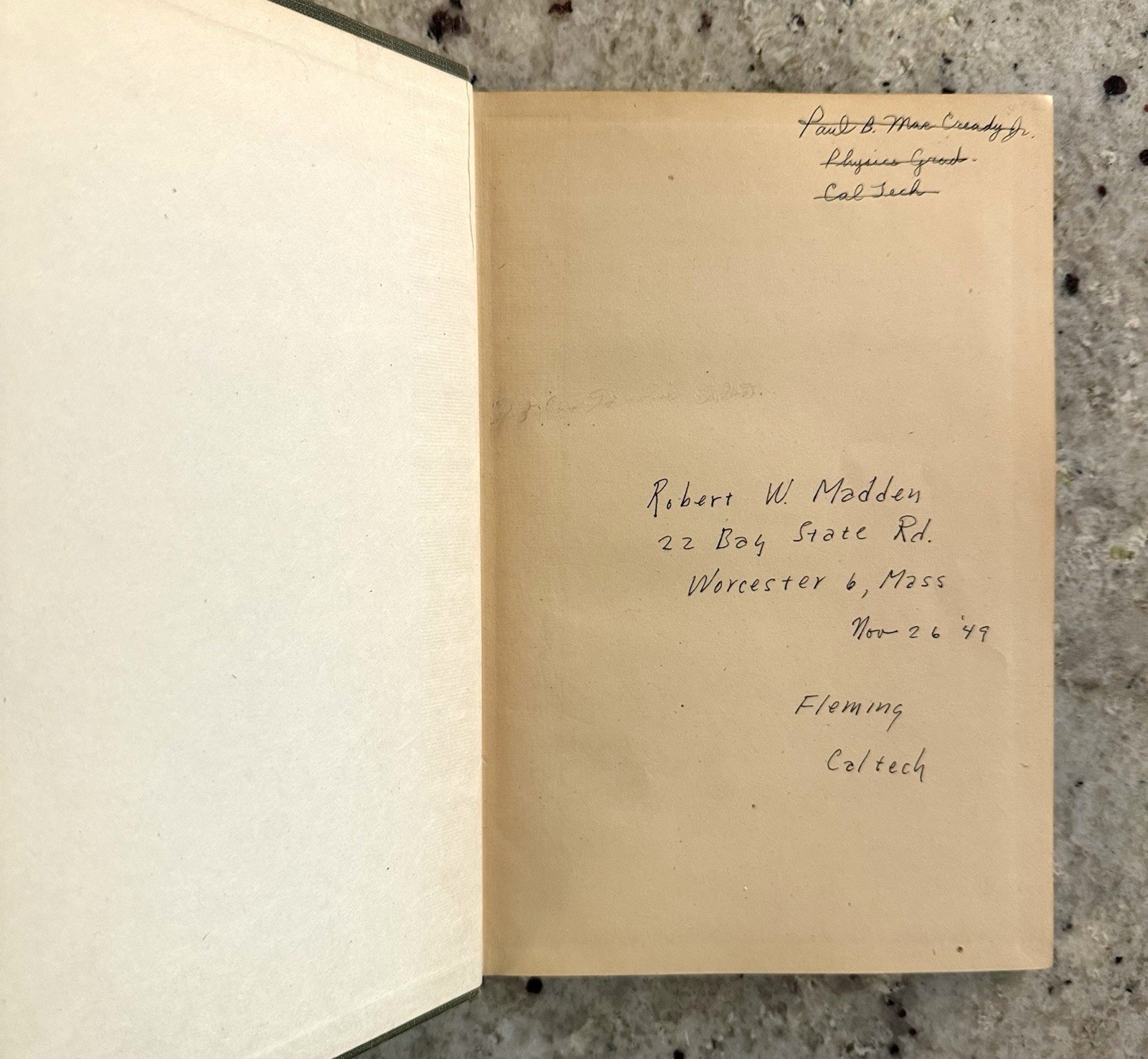 VTG 1947 Mechanics 1st Edition by Slater & Frank HC VG