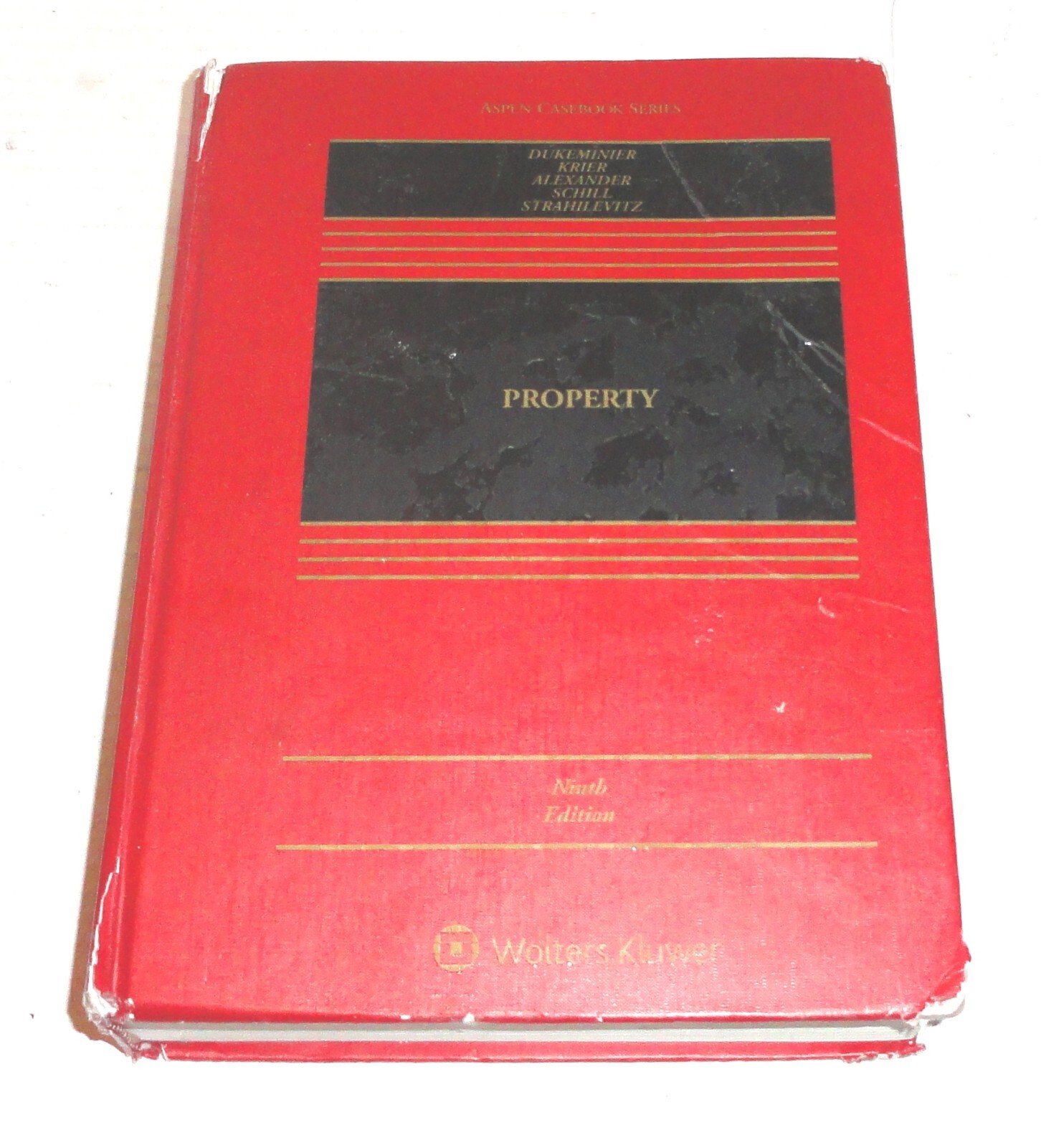 Property Aspen Casebook Series 9th Edition Hardcover Textbook PLEASE READ