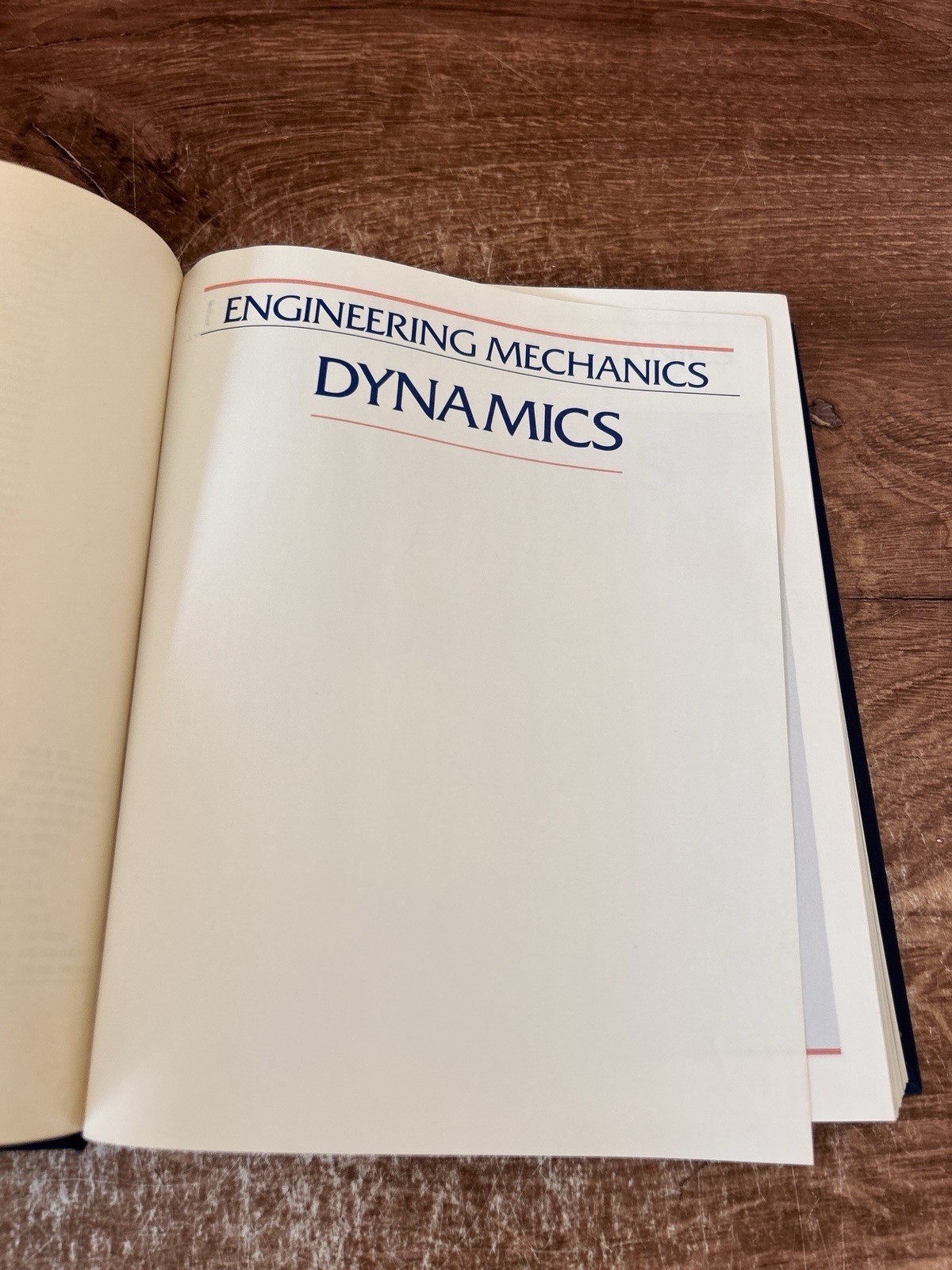 Engineering Mechanics Dynamics 2nd Ed Meriam Kraige; J. L. Meria 1986 Hardcover