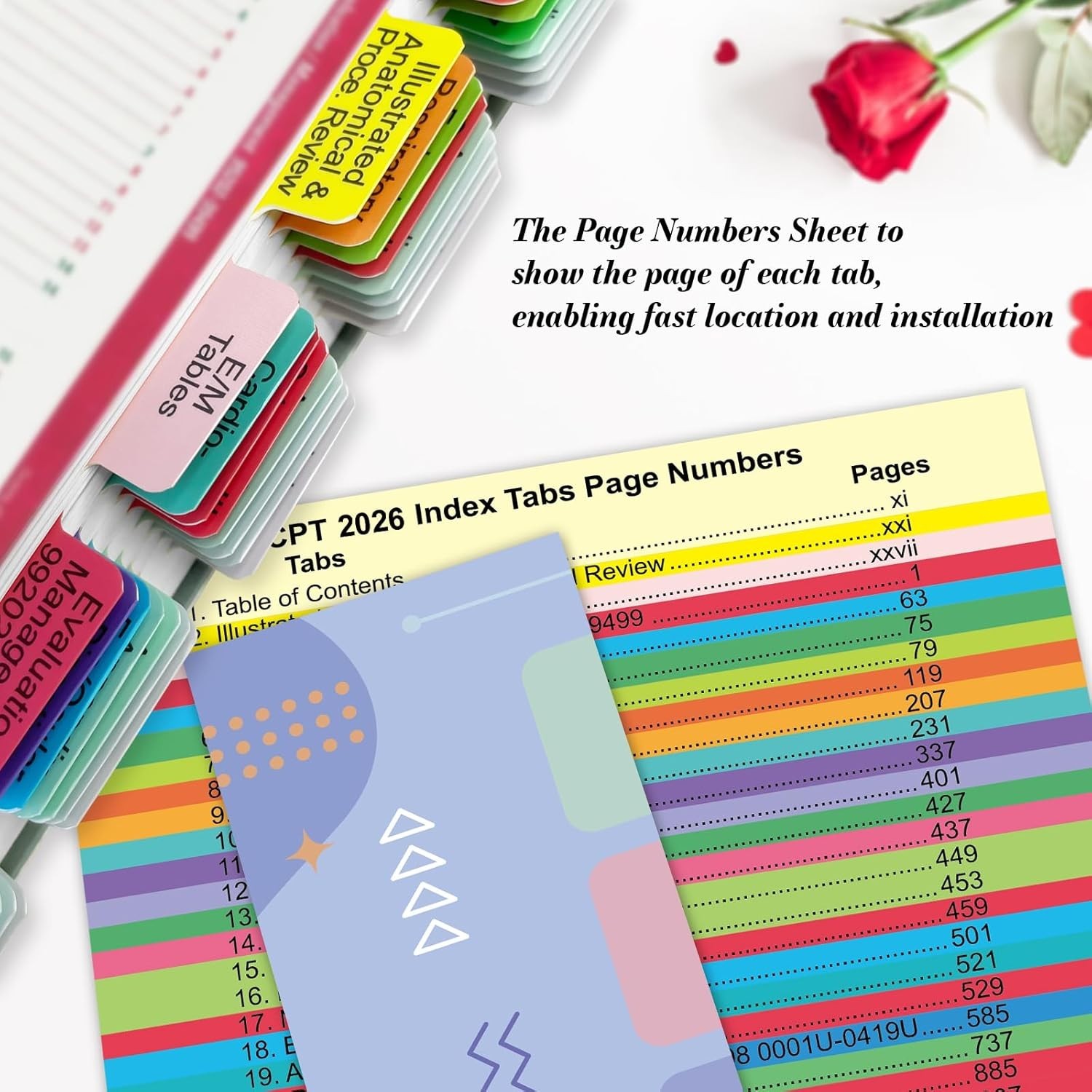 Professional Edition Index Tabs, 96 Dividers