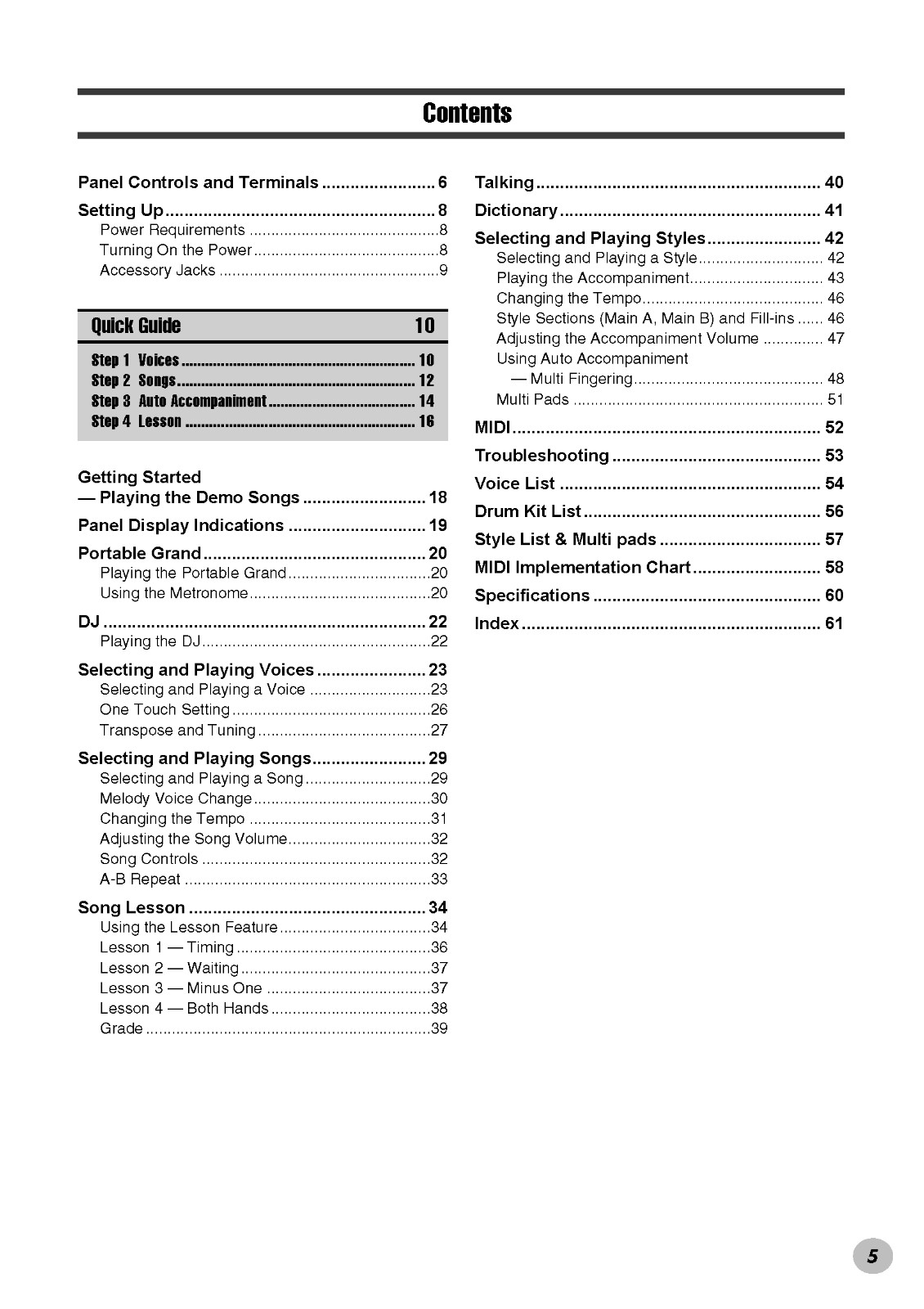 Yamaha PSR-160 Instruction Manual: 64 Pages & Protective Covers!