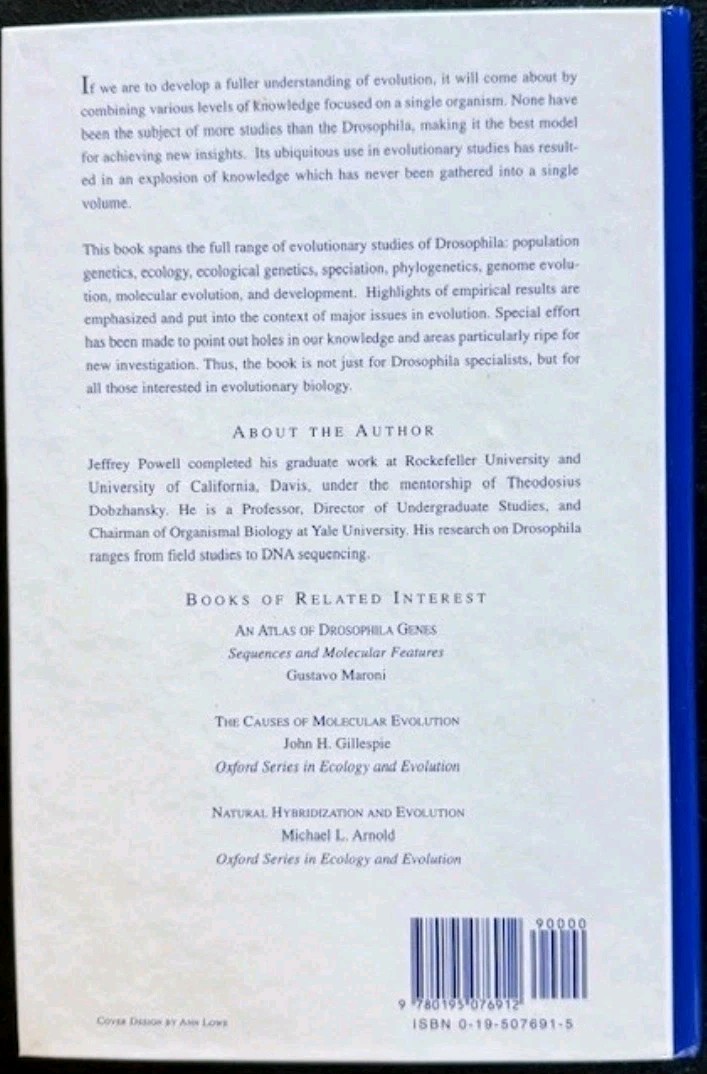 Progress and Prospects in Evolutionary Biology J Powell 1st Ed HC LN Oxford 1997