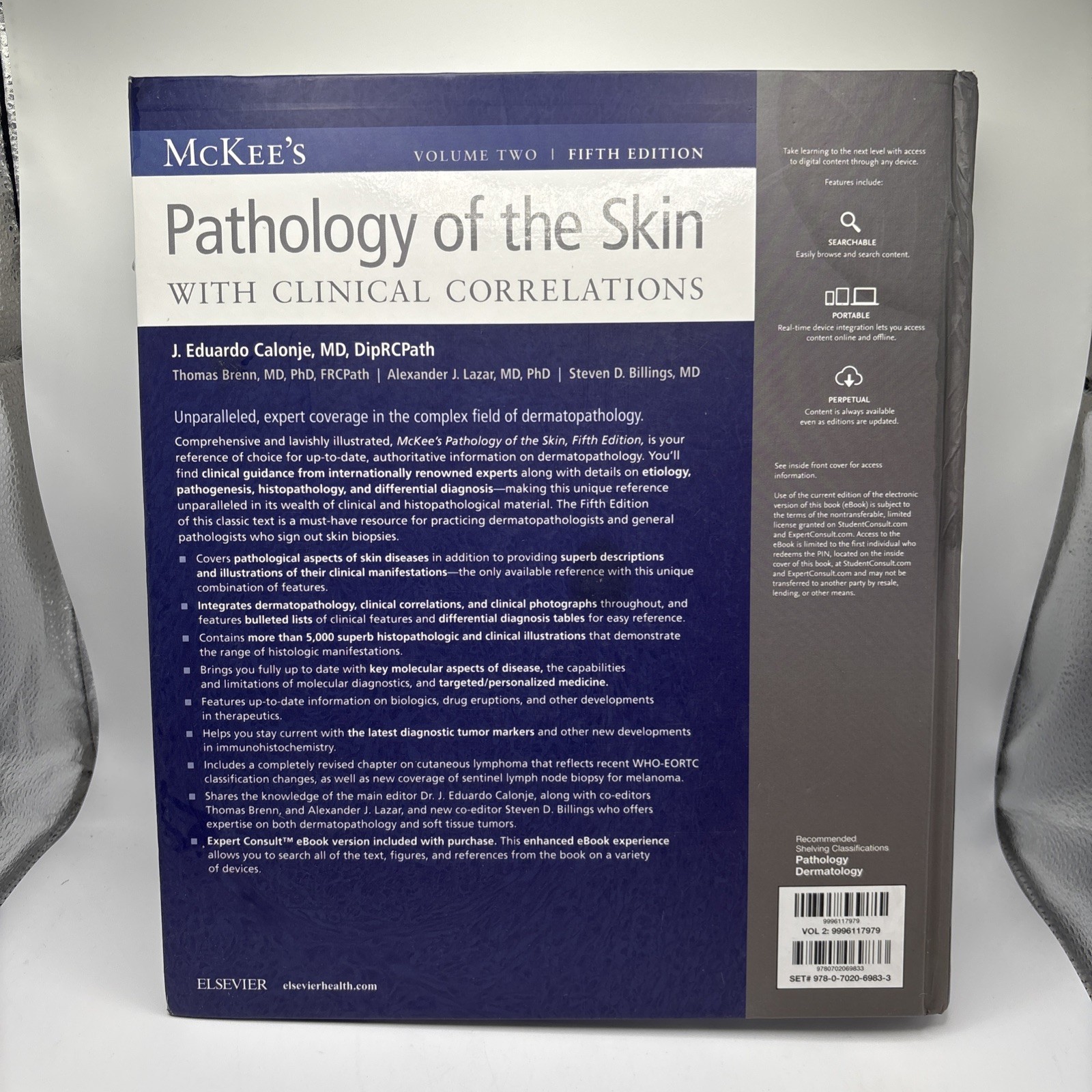 McKee’s Pathology of the Skin Vol 2 5th Edition (2019, Hardcover) – No eCode