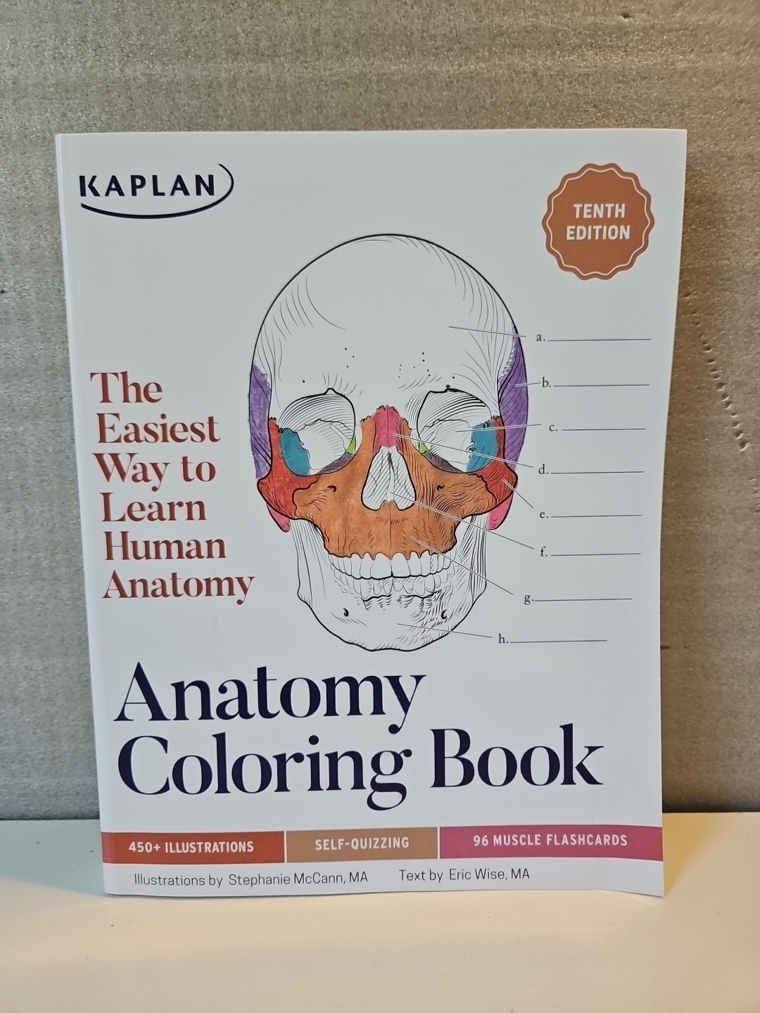 Anatomy Coloring Book with 450+ Realistic Medical Illustrations & Quizzes