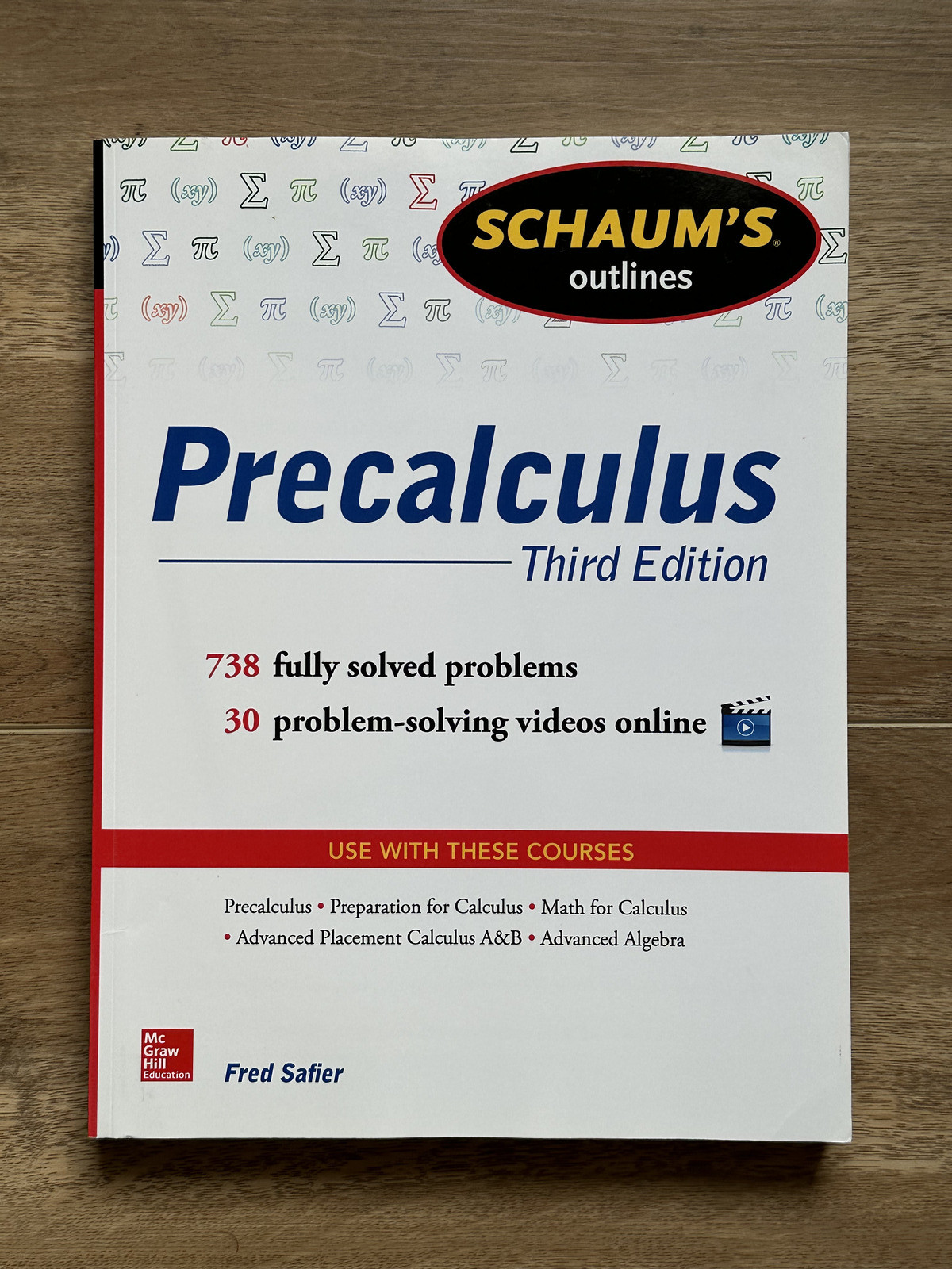 Schaum’s Outline of Precalculus, 3rd Edition : 738 Solved Problems + 30…