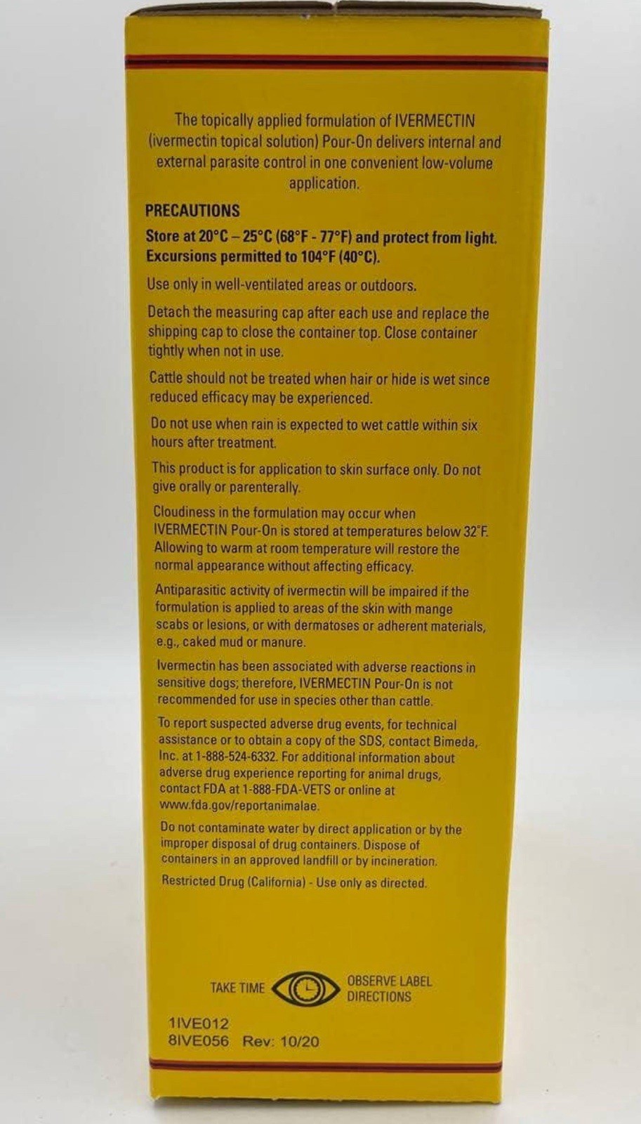 Ivermect 1000 mL Pour-On – Safe and Fast Treatment for Cattle Parasites