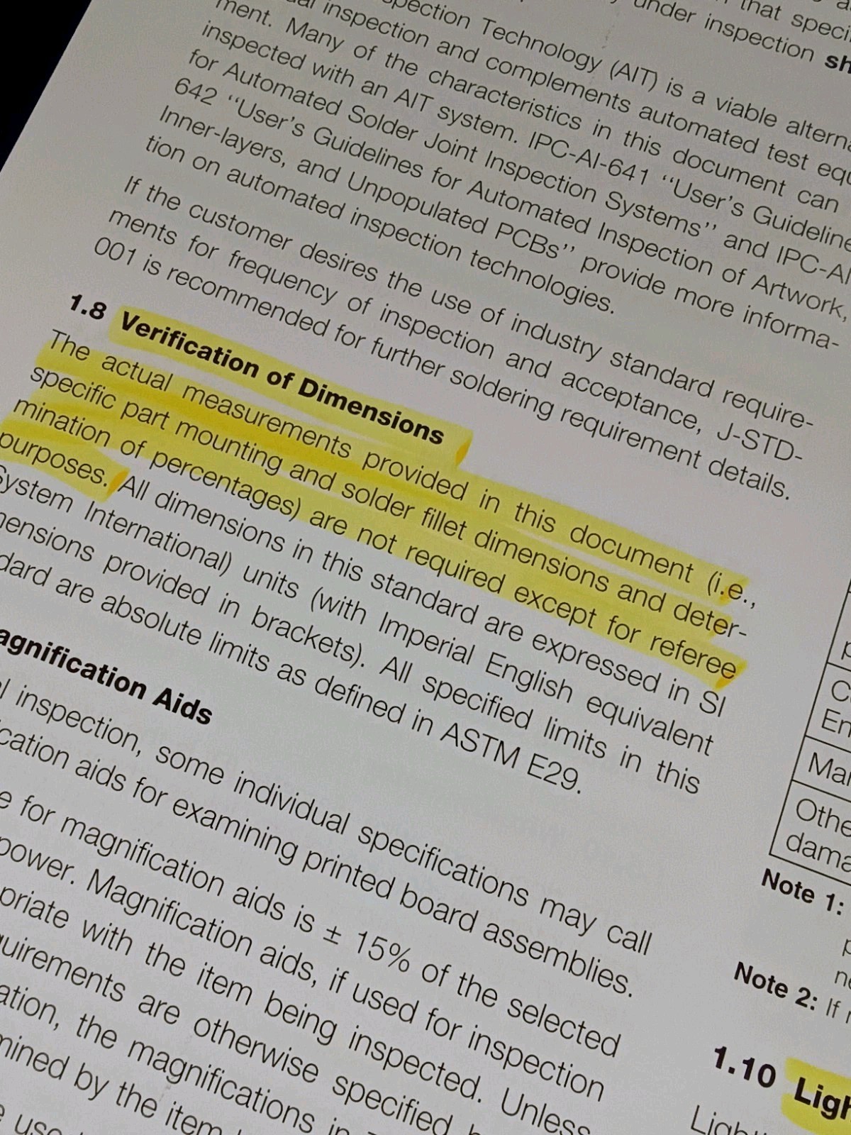 IPC-A-610 Revision E (2010) Acceptability of Electronic Assemblies (read below)
