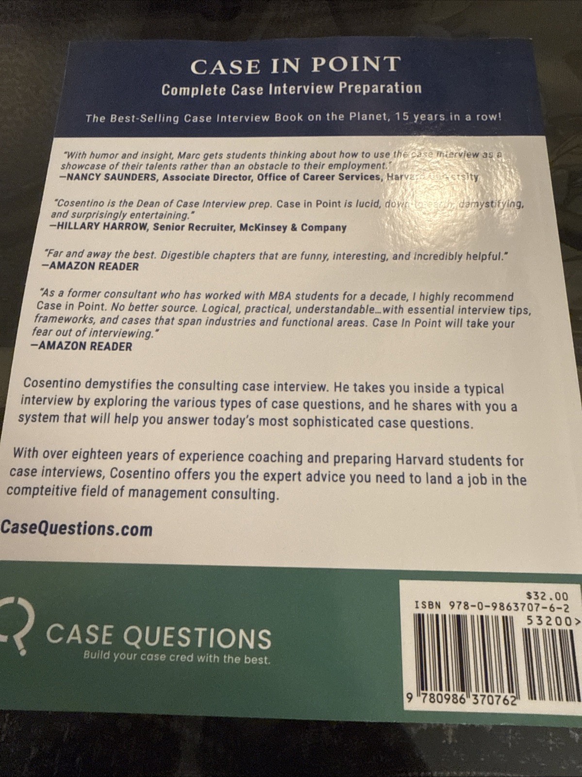 Case in Point 11 : Complete Case Interview Preparation by Marc P. Cosentino…
