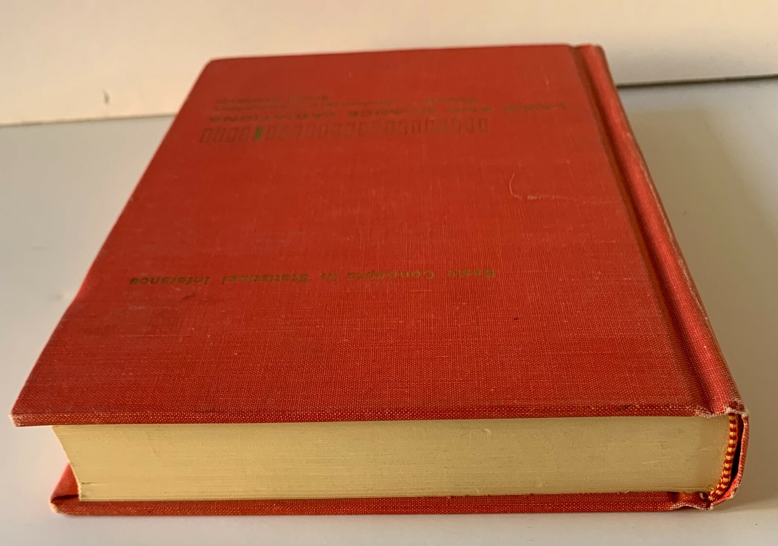 Basic Concepts Statistical Inference Laws & Chance Variations 1967 Sverdrup V1