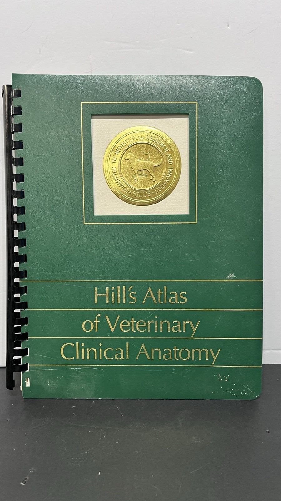 Hill’s Atlas Of Veterinary Clinical Anatomy (1989 Spiral Bound) Cats Dogs Pets