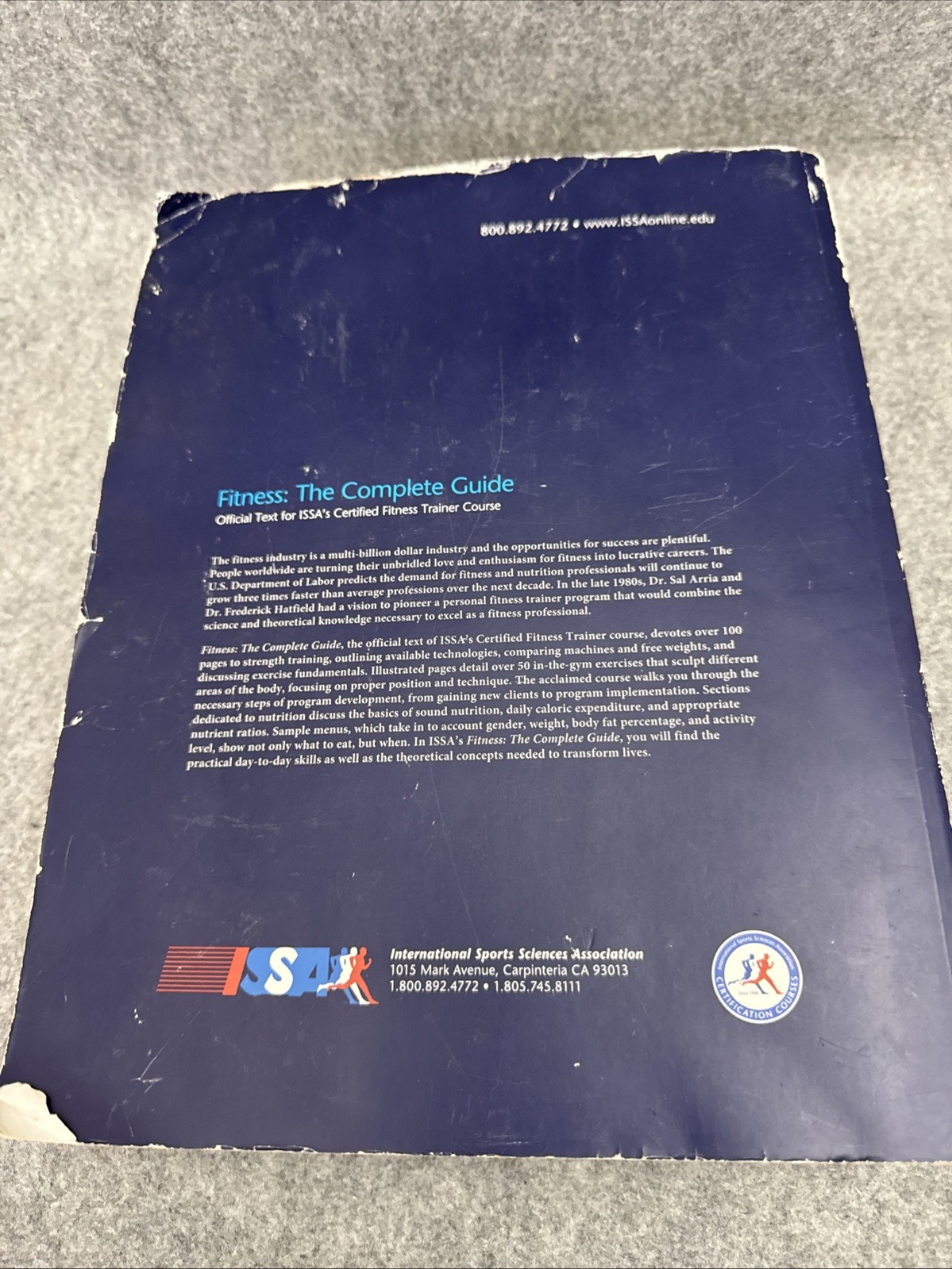 Fitness The Complete Guide ISSA Sports Sciences Association 9th Ed 2019 TPB