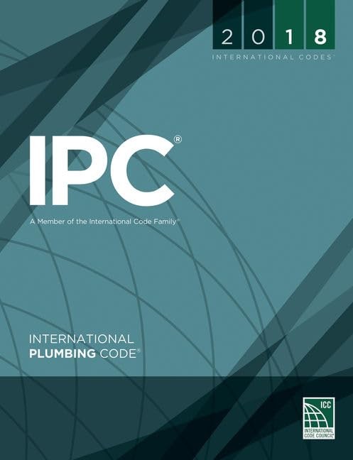 2018 International Plumbing Code (International Code Council Series) – papel…