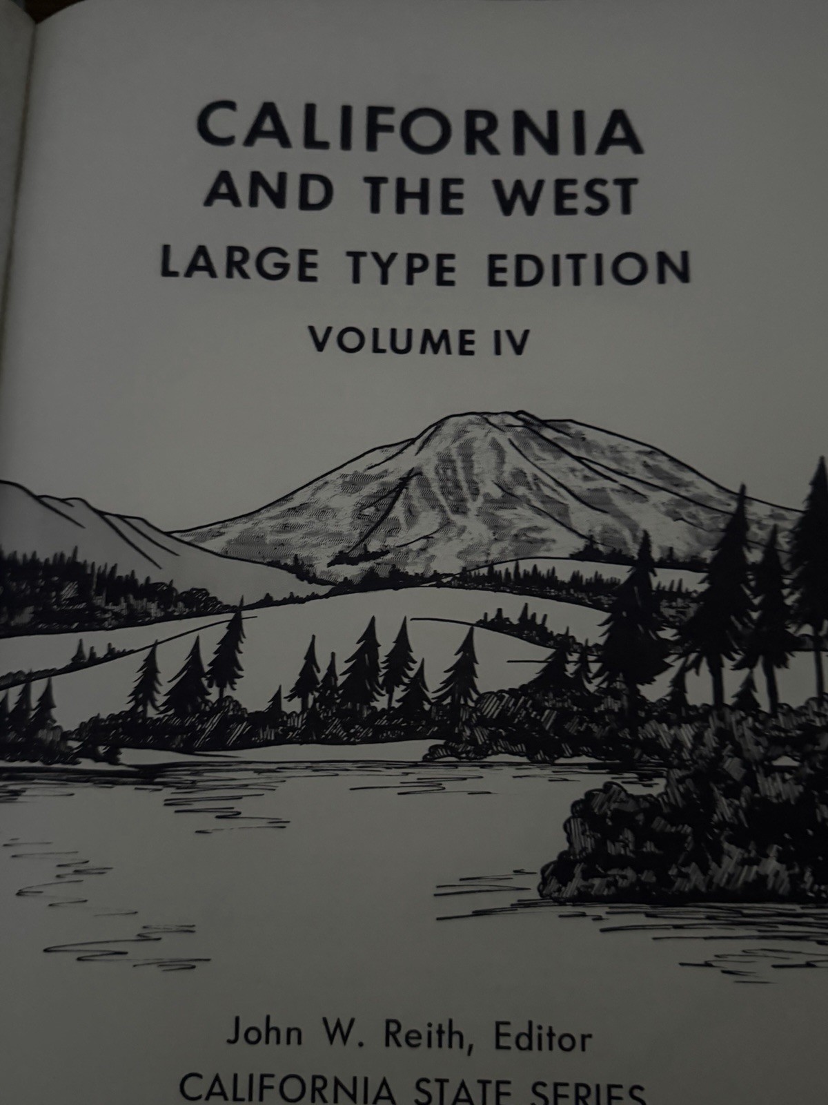 📚 California and the West Large Type Edition Vol III-V State Series Geography