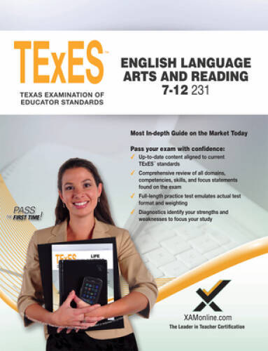 TExES English Language Arts and Reading 7-12 231 Teacher Certificati – VERY GOOD
