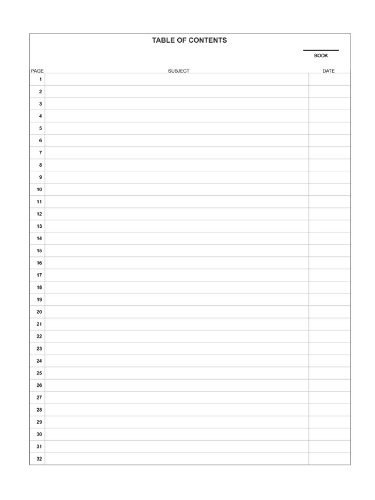 BookFactory Black Laboratory Notebook 96 Pages .25” Grid Format, 8 7/8” X