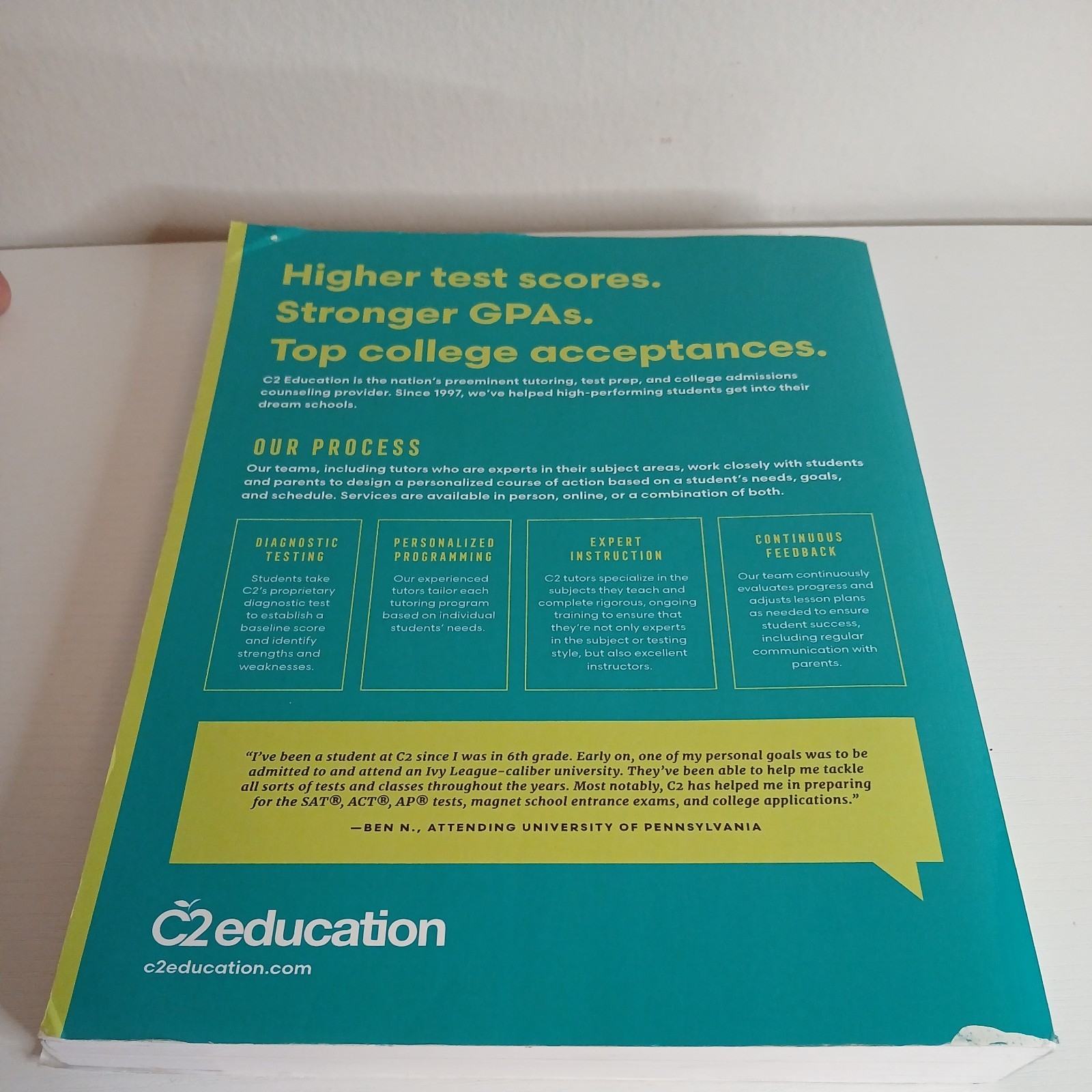 Digital SAT Core Reading and Writing C2 Education Book