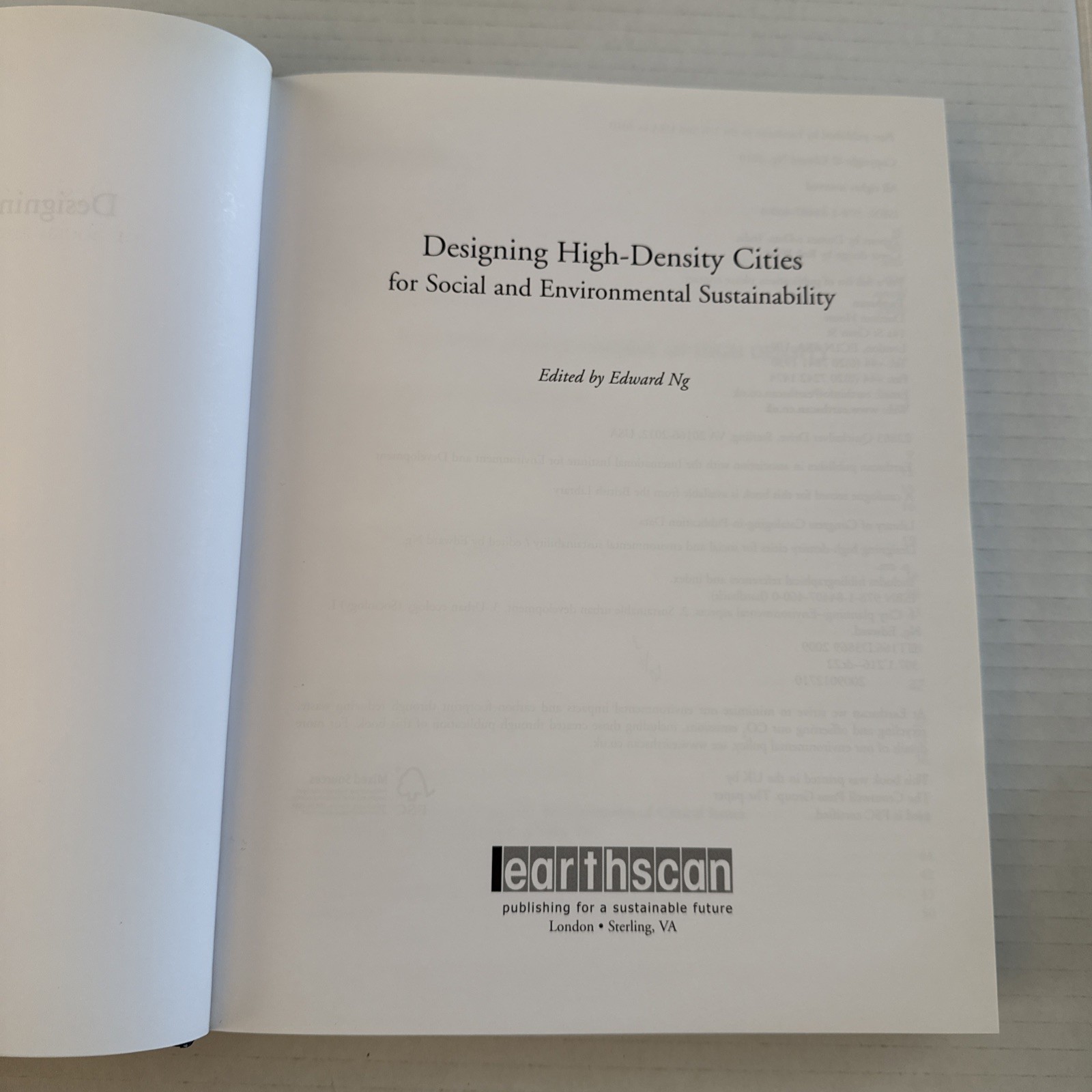 Designing High-Density Cities : For Social and Environmental Sustainability Book