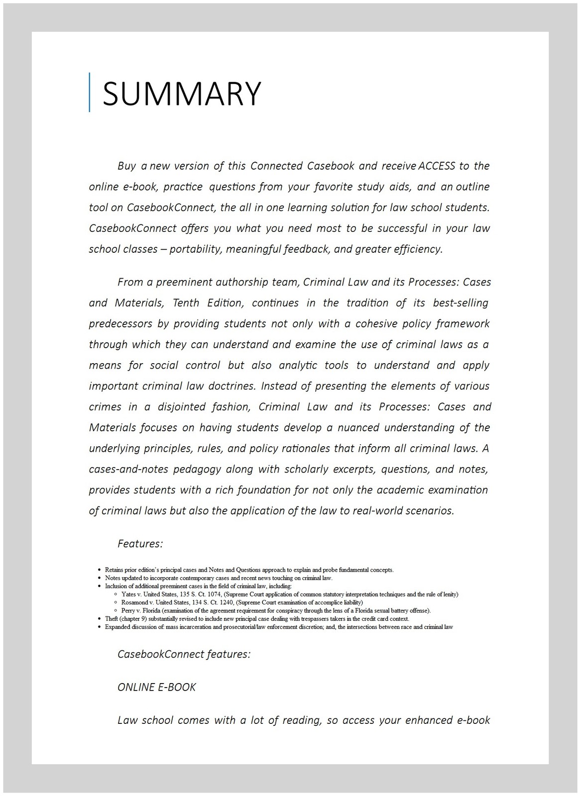 Criminal Law and Its Processes : Cases and Materials, Hardcover by Kadish, Sa…