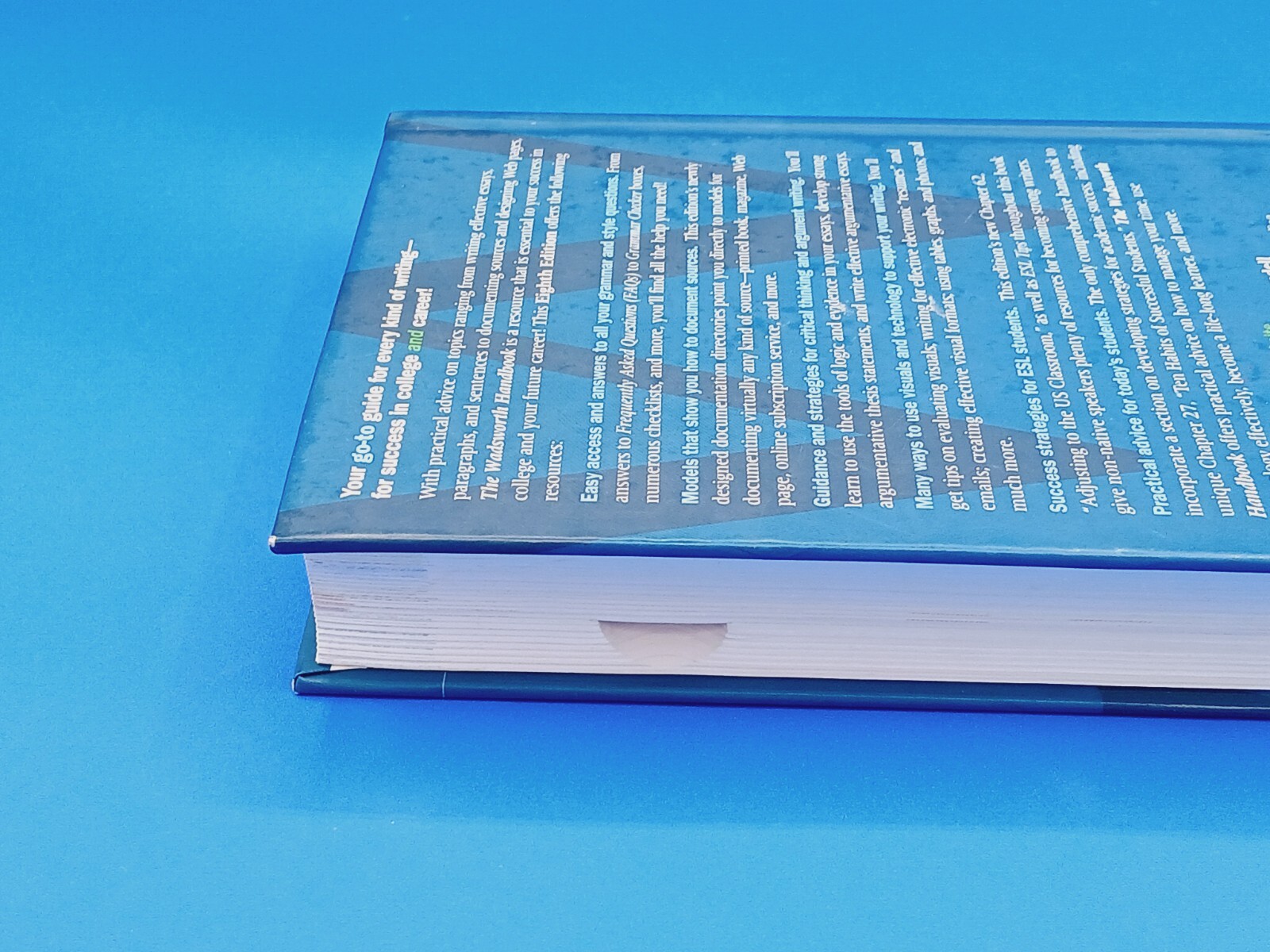 THE WADSWORTH HANDBOOK, 2009 MLA UPDATE EDITION (2009 MLA By Laurie G. Kirszner