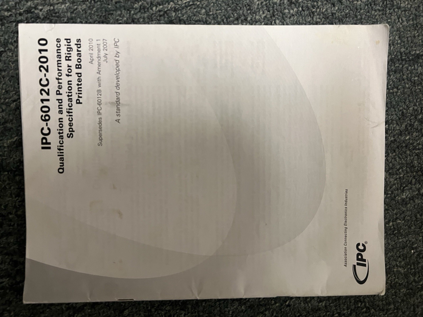 IPC-6012C – Qualification and Performance Specification for Rigid Printed Boards