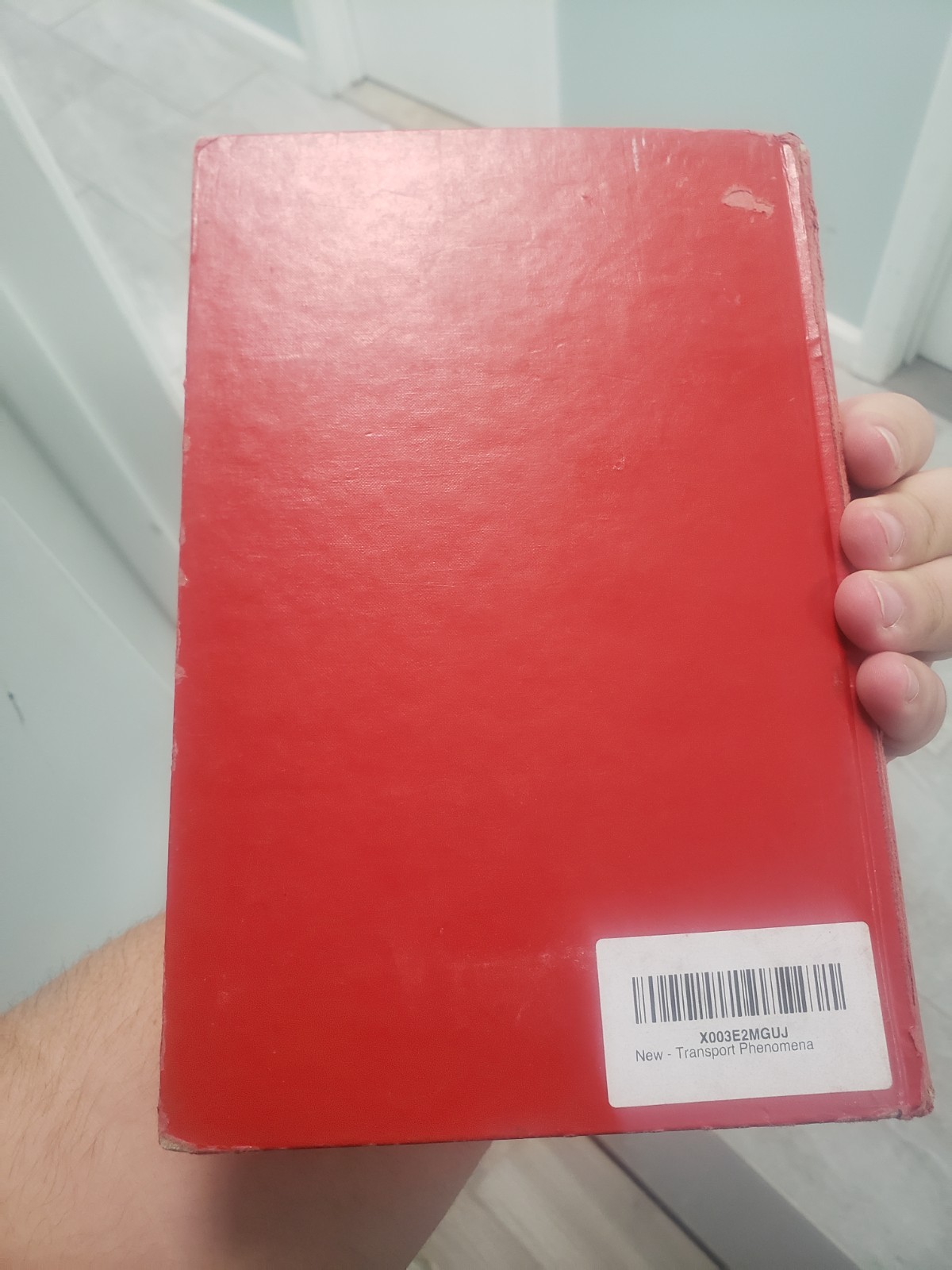 Transport Phenomena Hardcover Textbook, Mechanics/Fluids, 752 Pages, English