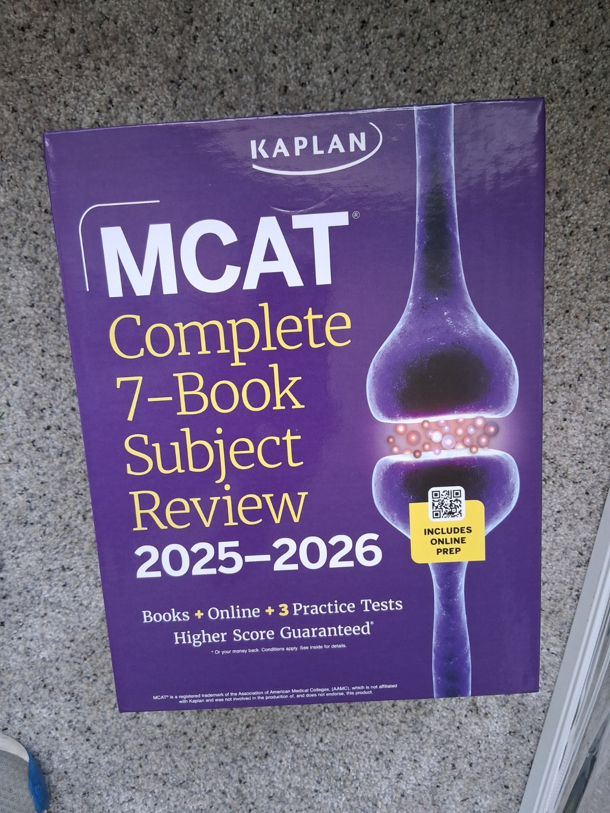 MCAT Complete 7-Book Subject Review – Kaplan- Like New!