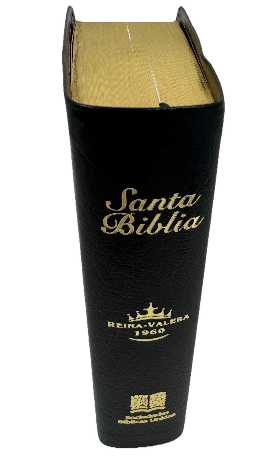 Bíblia mini bolsillo Reina Valera 1960 piel imitación canto dorado