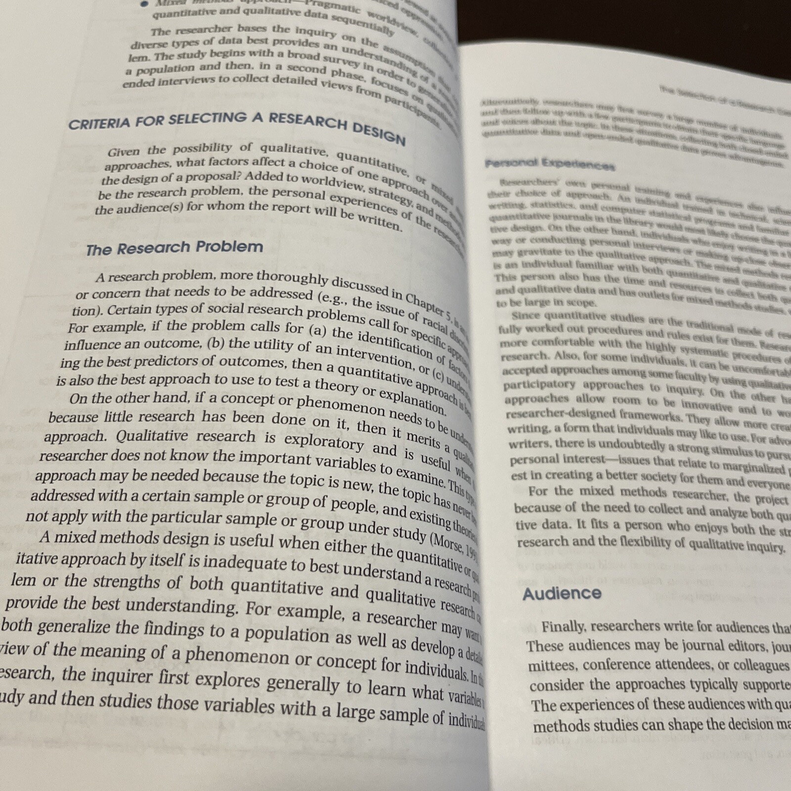 Research Design: Qualitative by John W. Creswell PAPERBACK 2009 3rd Edition