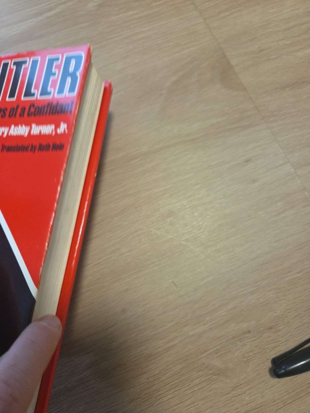 Hitler : Memoirs of a Confidant by Otto Wagener 1985, HC/DJ 1st Edition